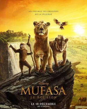 Mufasa: The Lion King 2024 Hindi Dual Audio WEB-DL 720p - 480p - 1080p Movie Poster